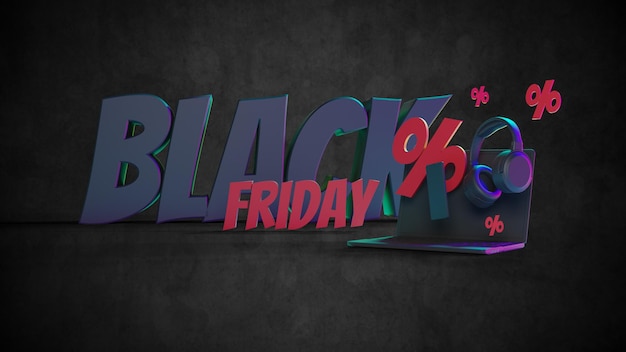 Photo black friday background