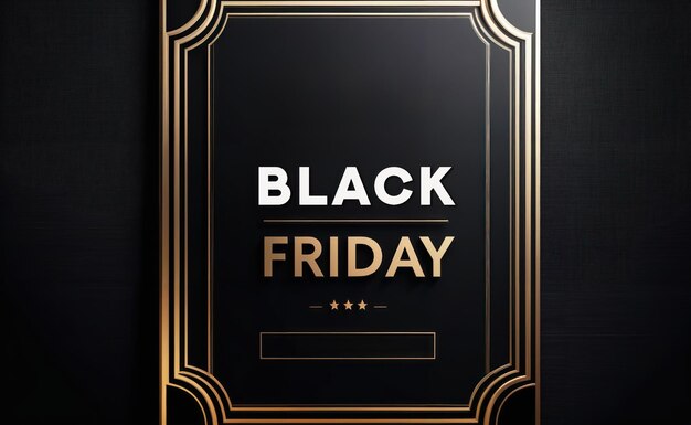 Photo black friday background