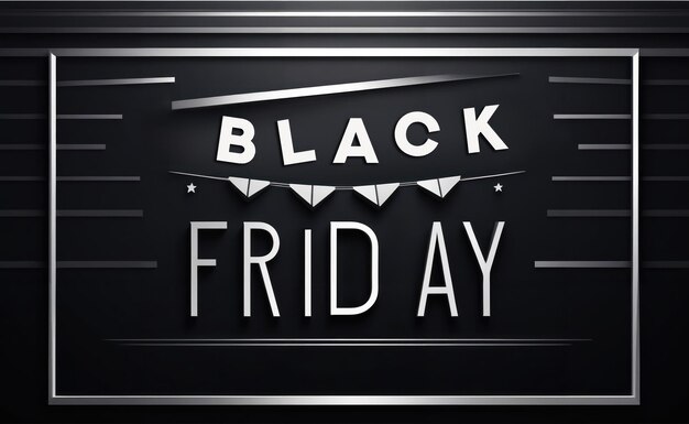 Photo black friday background