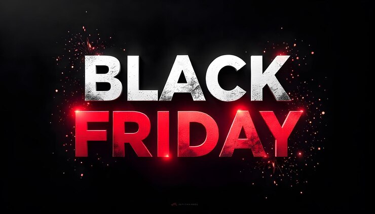 Photo black friday banner