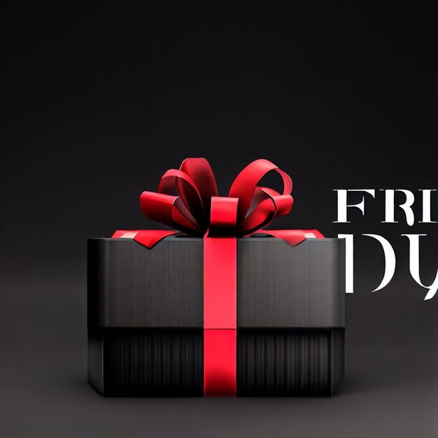 Photo black friday free photos background and black friday gift box