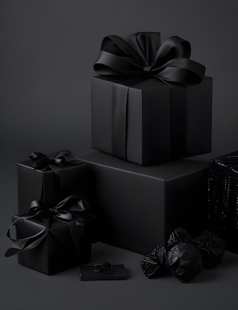 Photo black friday gift box