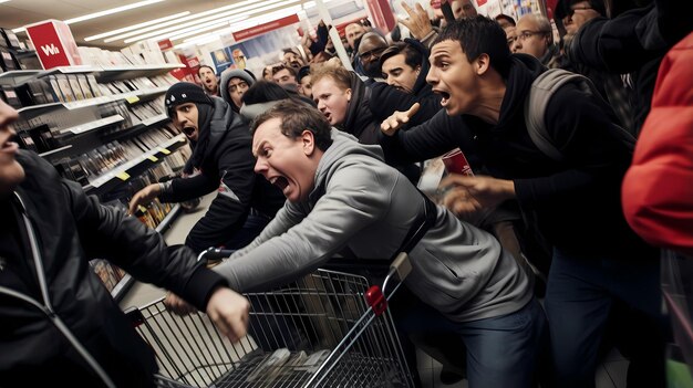 Photo black friday people