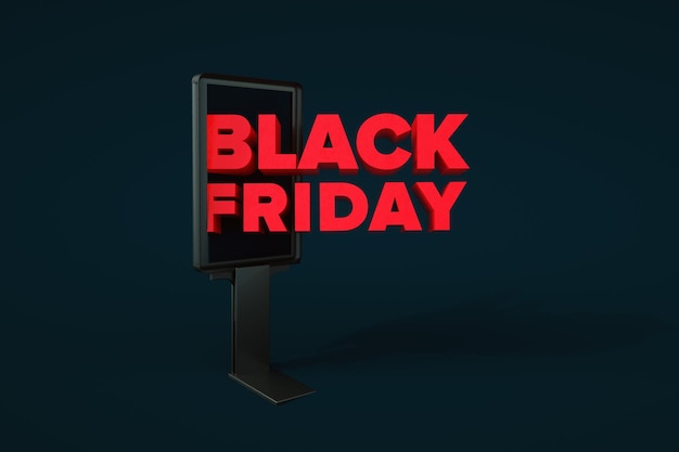 Black Friday reclamebord