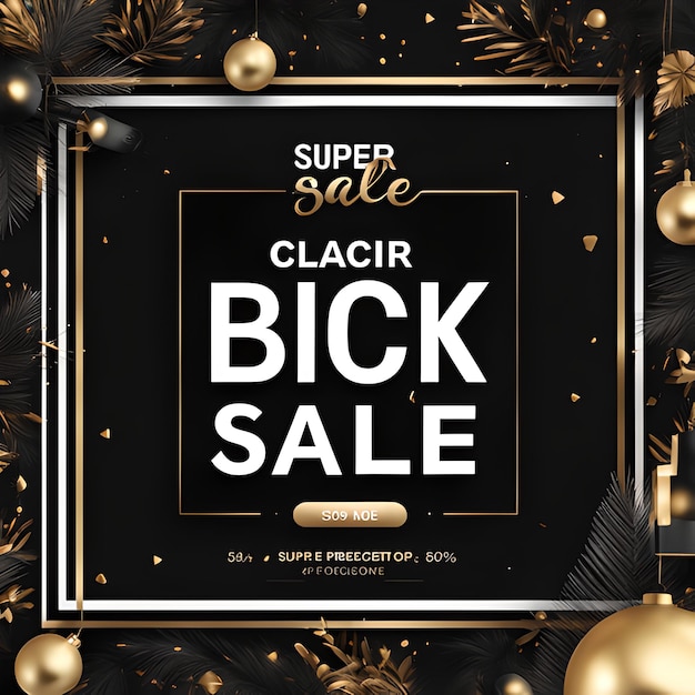 Photo black friday sale banner