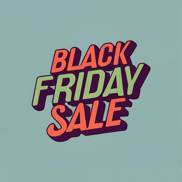 Foto black friday sale extravaganza preparati per enormi sconti logo art per le aziende