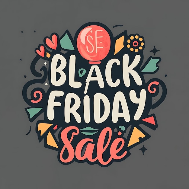 Foto black friday sale extravaganza maak je klaar voor enorme kortingen logo-kunst voor bedrijven