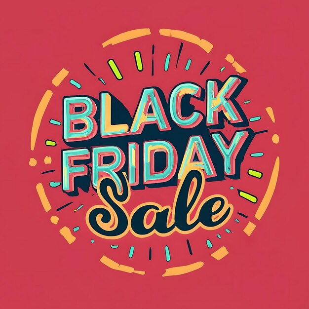 Black Friday Sale Extravaganza Maak je klaar voor enorme kortingen Logo-kunst voor bedrijven