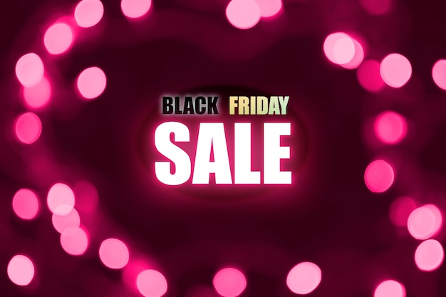 black friday sale illustration design concept