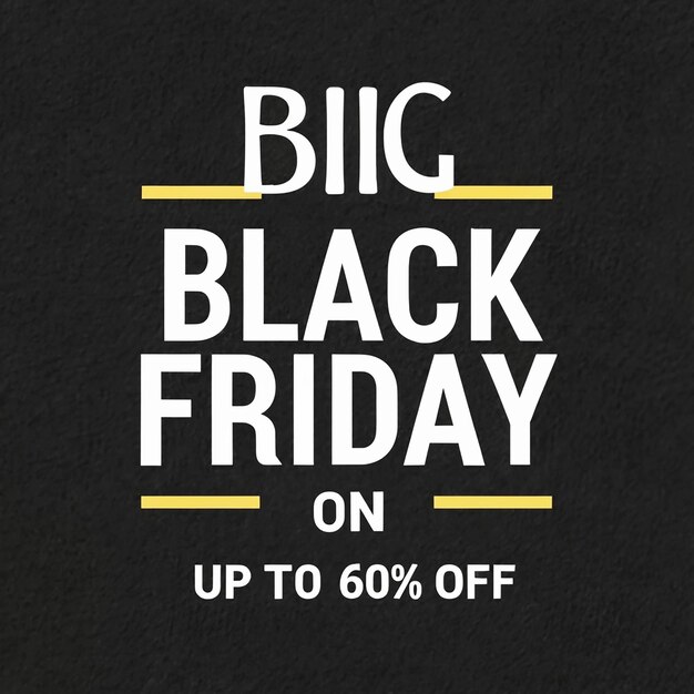 Photo black friday sale offer poster or banner