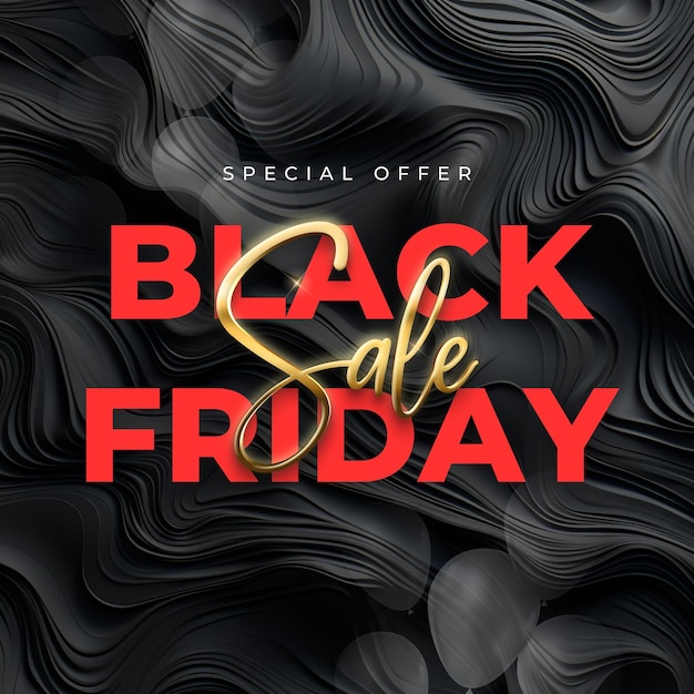 Photo black friday sale poster