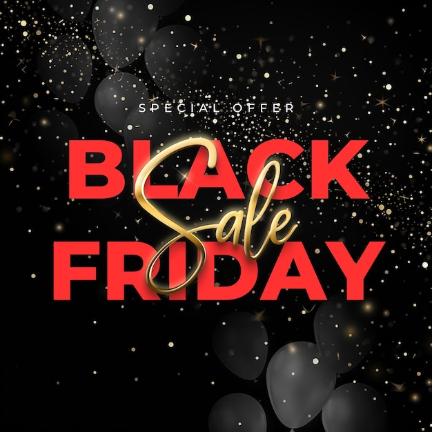 Photo black friday sale poster