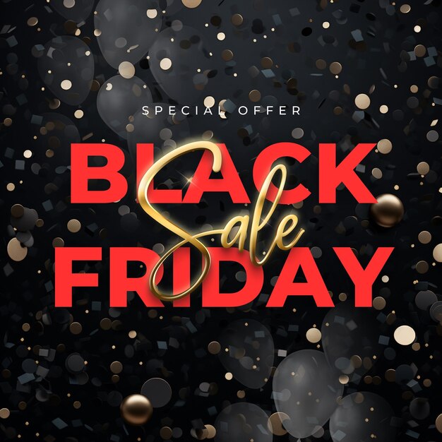 Photo black friday sale poster