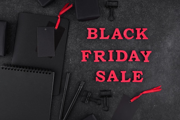 Photo black friday sale shopping concept