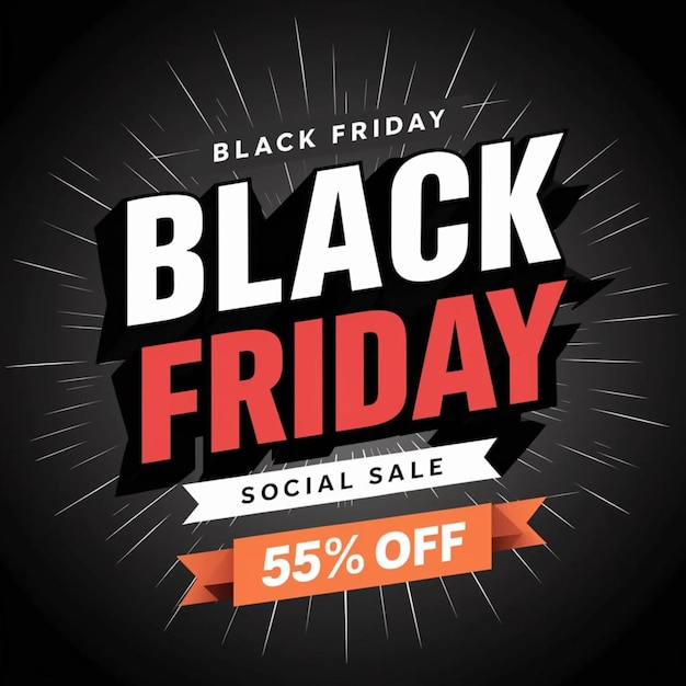 a black friday sale sign that says black friday sale