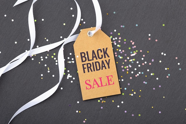 Photo black friday sale tag