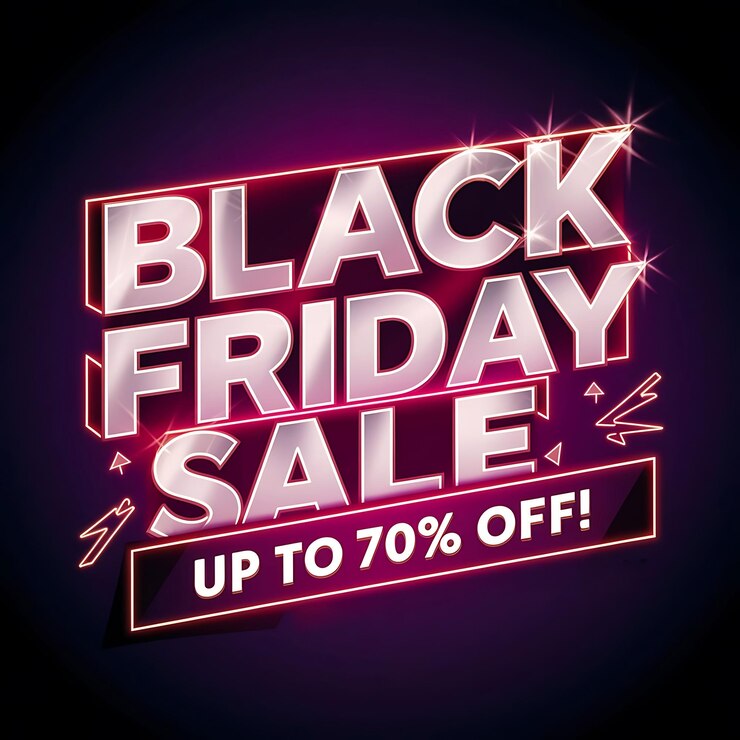 Foto black friday spectacular shop vroeg spaar groot