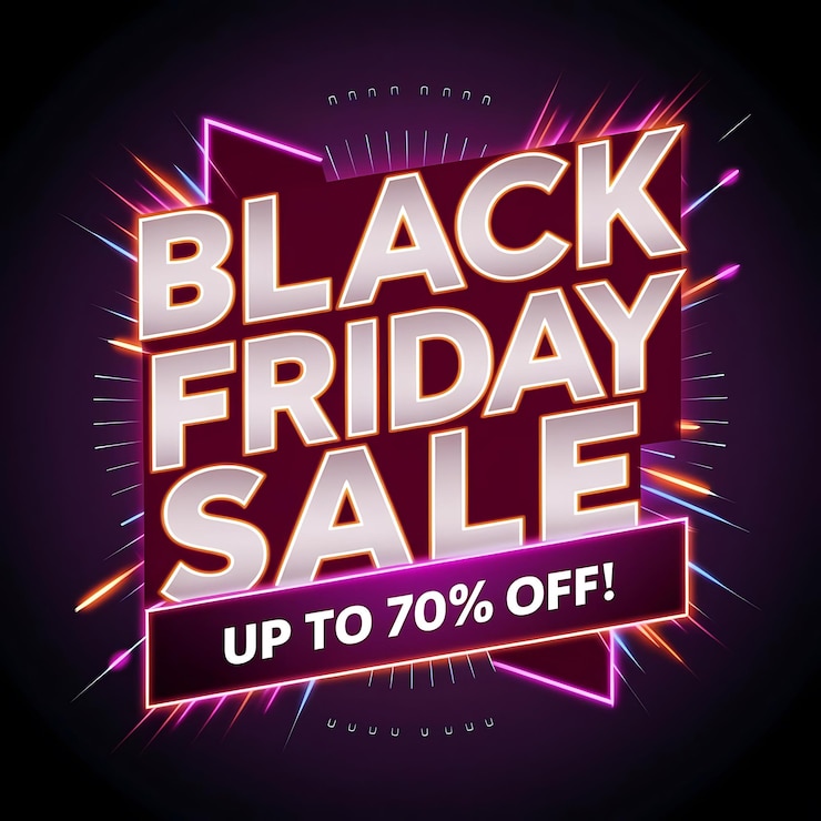 Foto black friday spectacular shop vroeg spaar groot