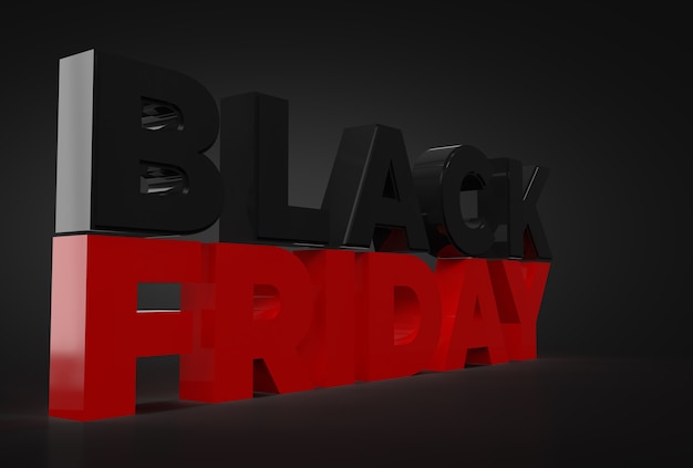 Black Friday Text Business Concept Marketing