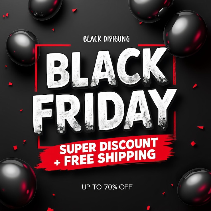 Foto black friday verkoop social media post banner en sjabloon
