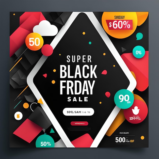 Black Friday-verkoopbanner