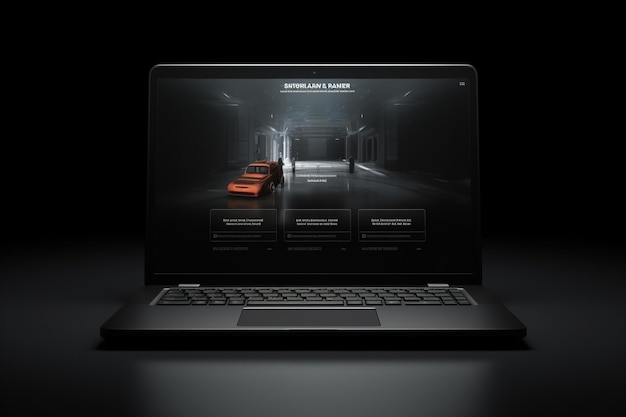 Black Friday website header with a sleek and elega 00216 03