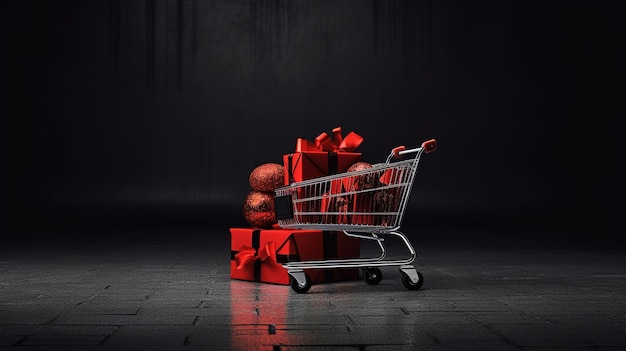 Black Friday Winkelwagentjes en mooie geschenkdozen