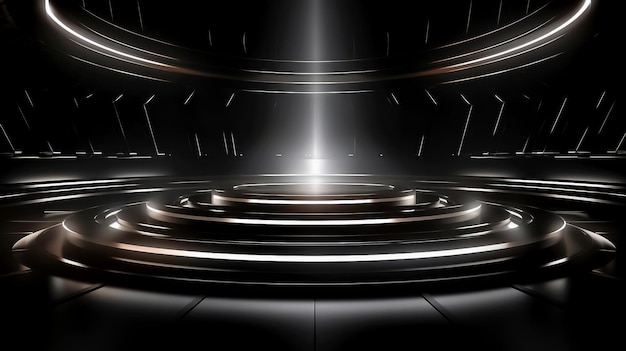 black futuristic abstract luxury background