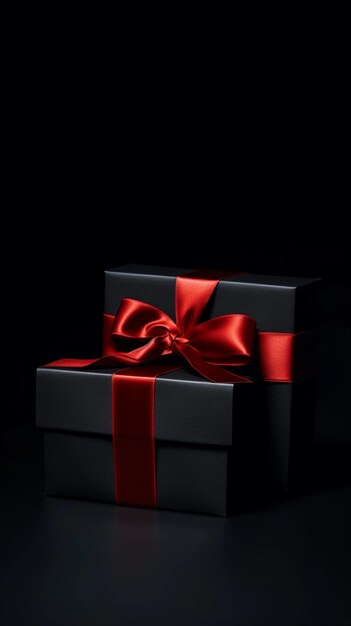 Black gift box for black Friday