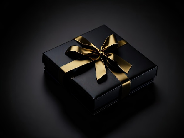 Premium AI Image  photo gift box with a nice bow