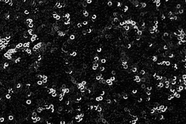 Black glitter texture background