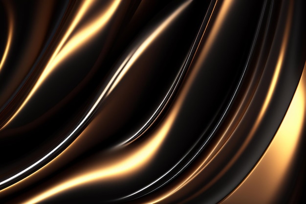 Black and gold background with a black and orange background