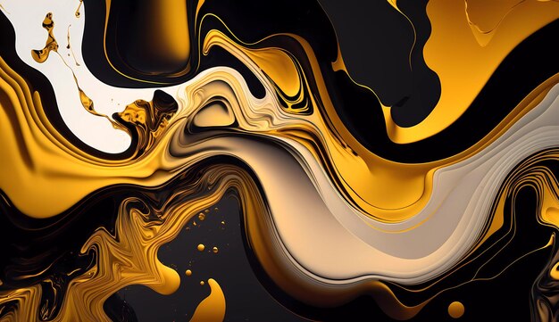 A black and gold background with a gold and black background.