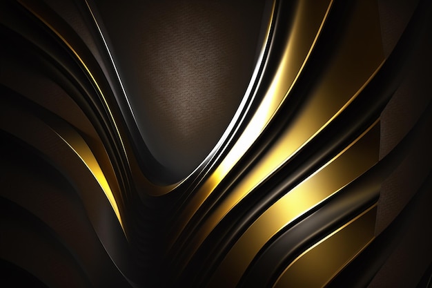 Black and gold background with a gold and black background