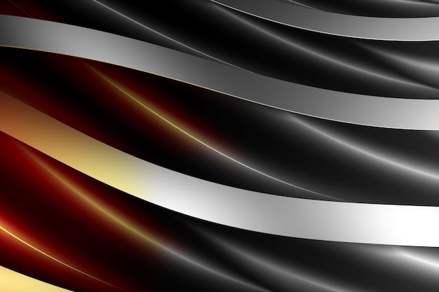 Black and gold background with a silver line