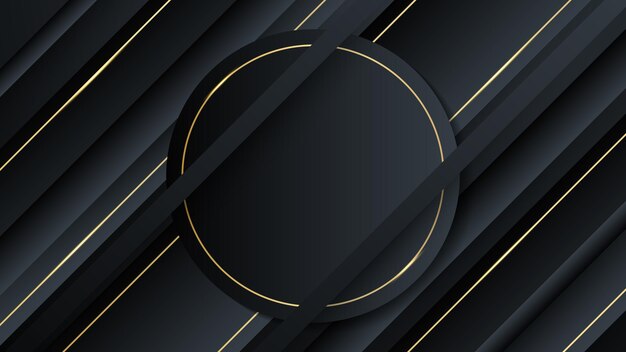 Black gold background