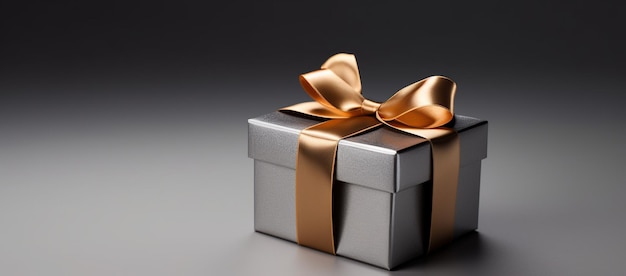 Black and gold gift boxes on black background Black Friday