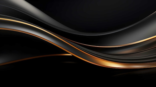 black and gold luxury background