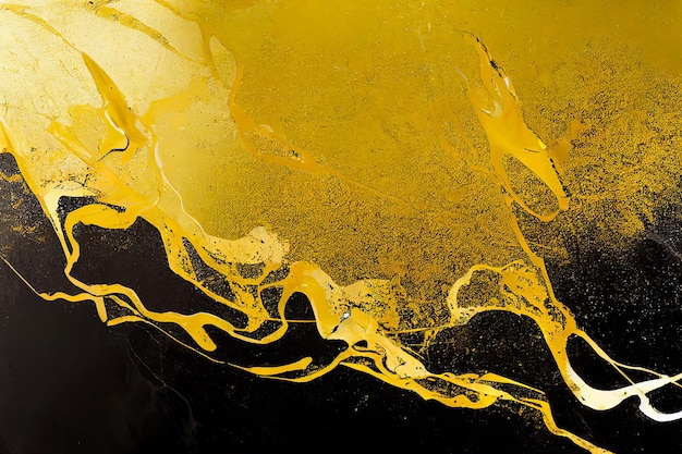 black and gold marble abstract background