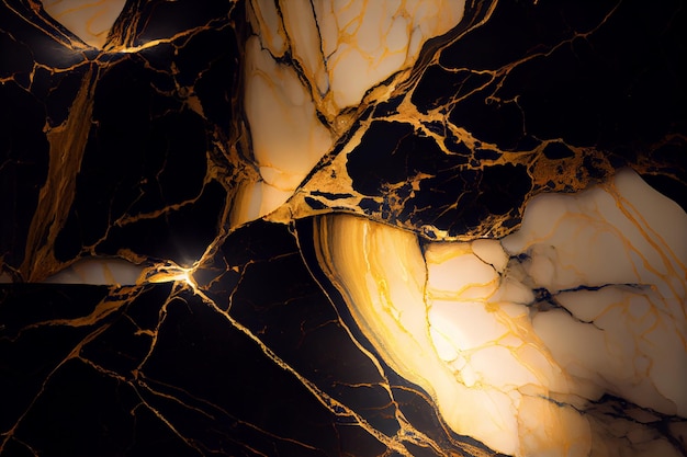 Black and gold marble texture Marbled Distorted Textured Background