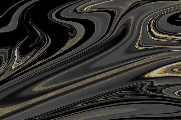 Black and gold marble texture