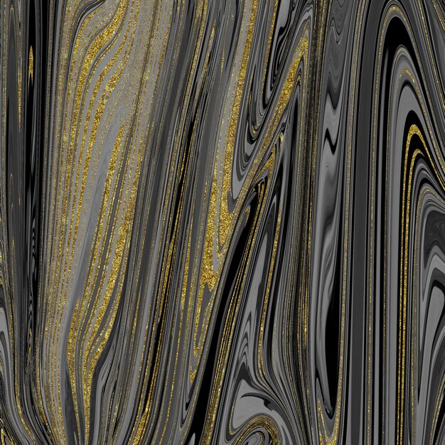 Black and gold marble texture