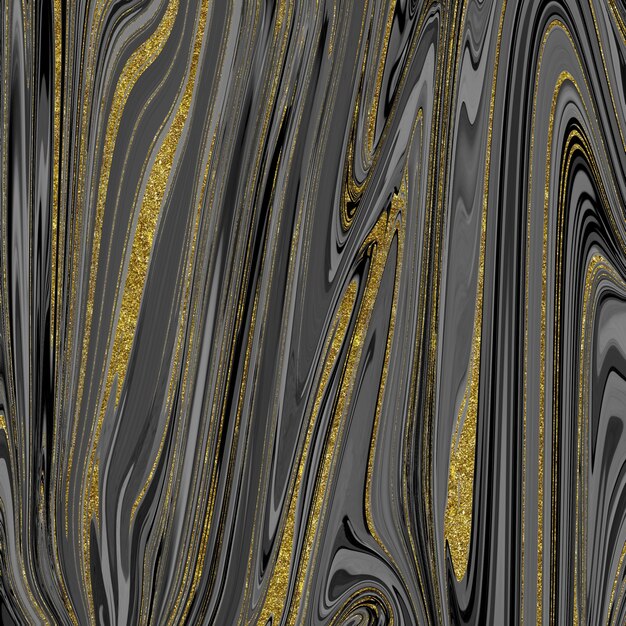 Black and gold marble texture