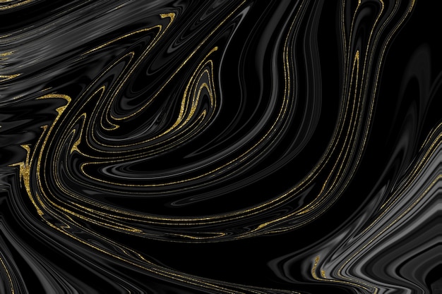 Black and gold marble texture