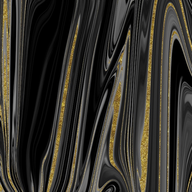 Black and gold marble texture