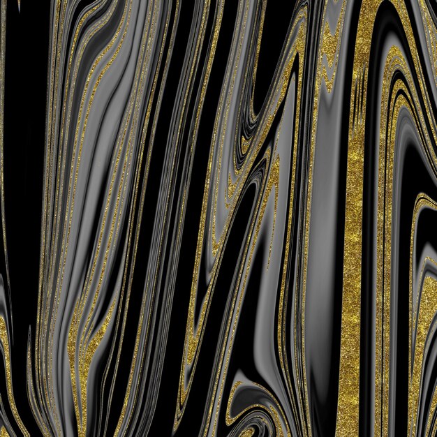 Black and gold marble texture