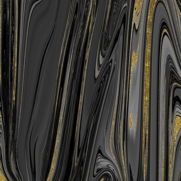 Black and gold marble texture