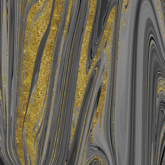 Black and gold marble texture