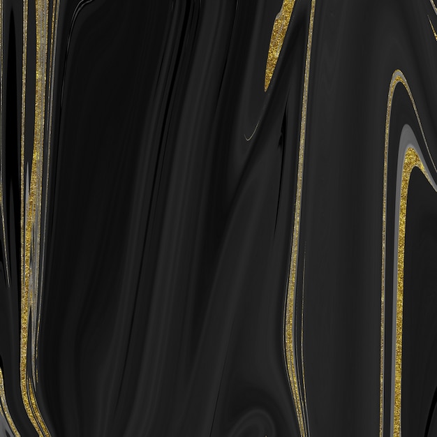 Black and gold marble texture