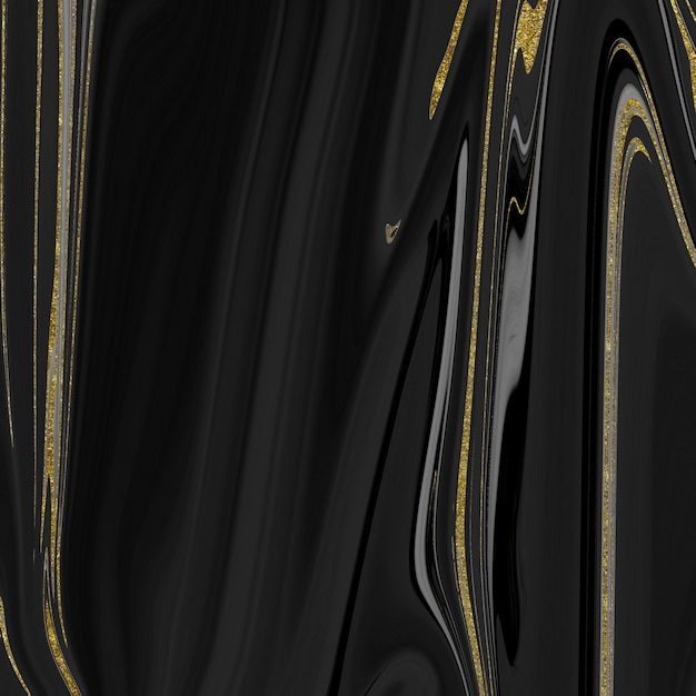 Black and gold marble texture